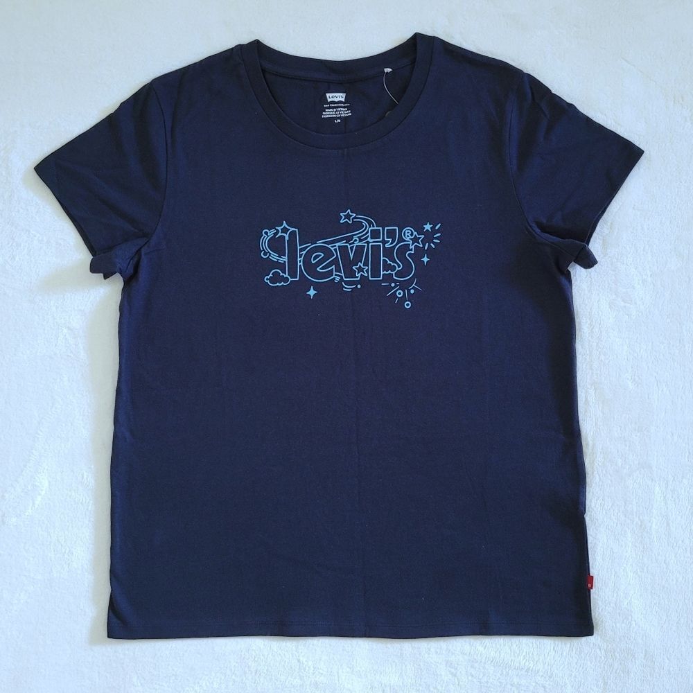 Levi's Swirly Stars💫 Logo Graphic Tee👕 - NWT